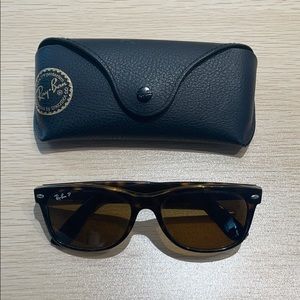 Ray Ban New Wayfarer Tortoise, Brown Lenses